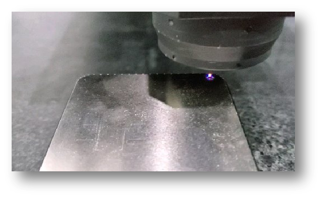 Display panel glue thickness, height and profile measurement